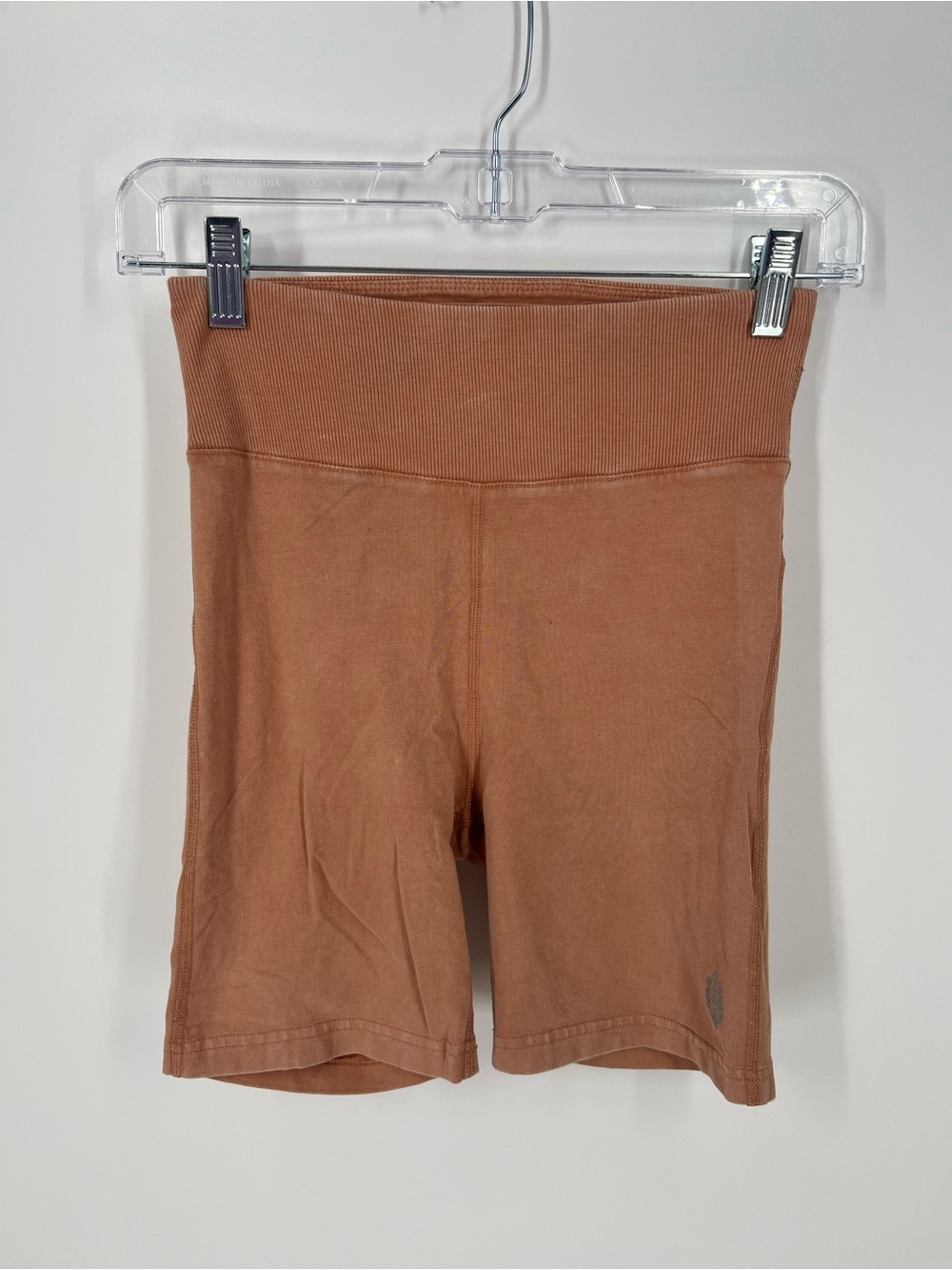 FP Movement by Free People Women’s Rusty Orange High-Waist Biker Shorts Size XS